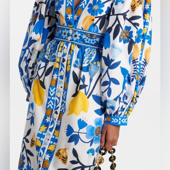 FARM RIO Floral cotton maxi dress - Picture 3 of 12